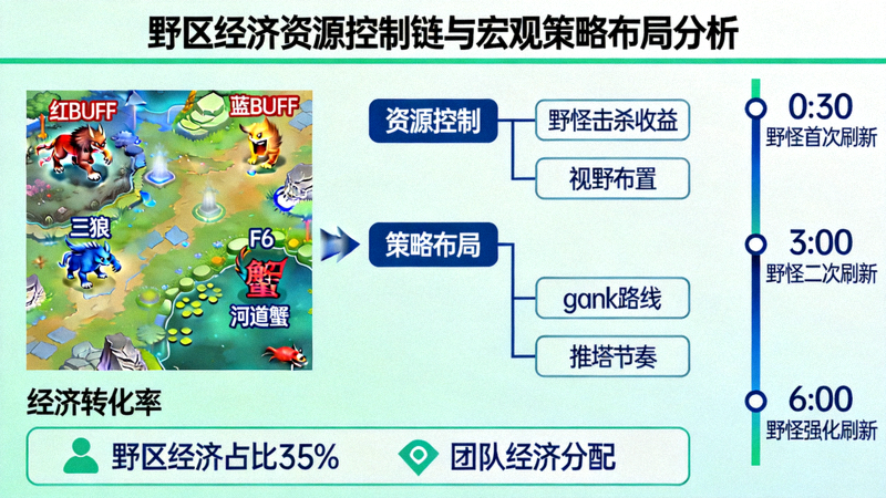 野区经济资源控制链与宏观策略布局分析画面
